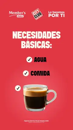 Vista previa de City Club catálogo Café, nuevo folleto de la tienda, válido en México a partir del 01/10/2026