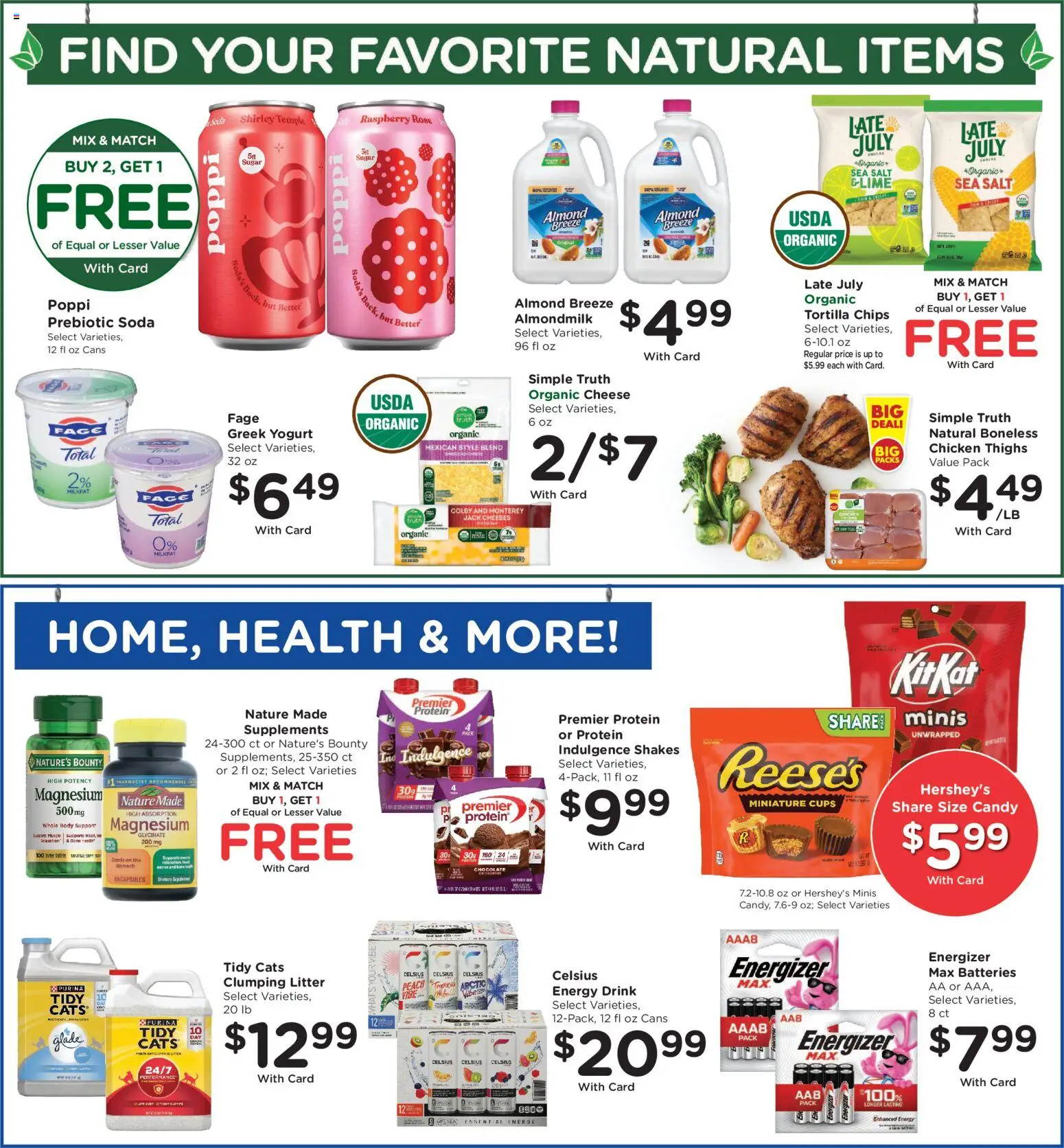 Mariano's Weekly Ad - valid from 08/19/2026 | Page: 13 | Products: Candy, Chicken, Chocolate, Protein