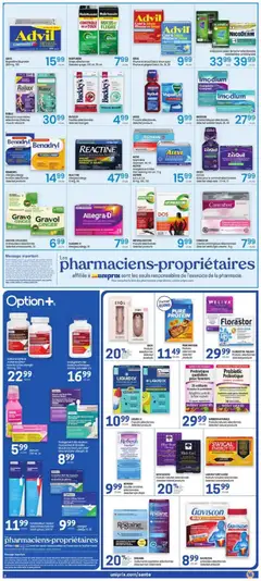 Preview of Uniprix weekly flyer / circulaire from shop Uniprix valid from Sep 17, 2026 | Page: 3