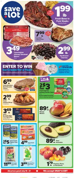Preview of Save a Lot weekly ads valid from 07/15/2026