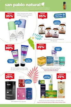 Vista previa de Farmacia San Pablo catálogo, nuevo folleto de la tienda, válido en México a partir del 05/07/2026 | Página: 10 | Productos: Desodorante, Azúcar, Crema, Cúrcuma