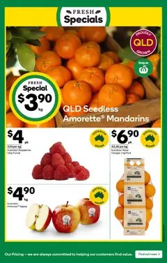 Preview of Woolworths  Catalogue QLD - valid from 20.05.2026 | Page: 13 | Products: Apples, Oranges, Mandarins