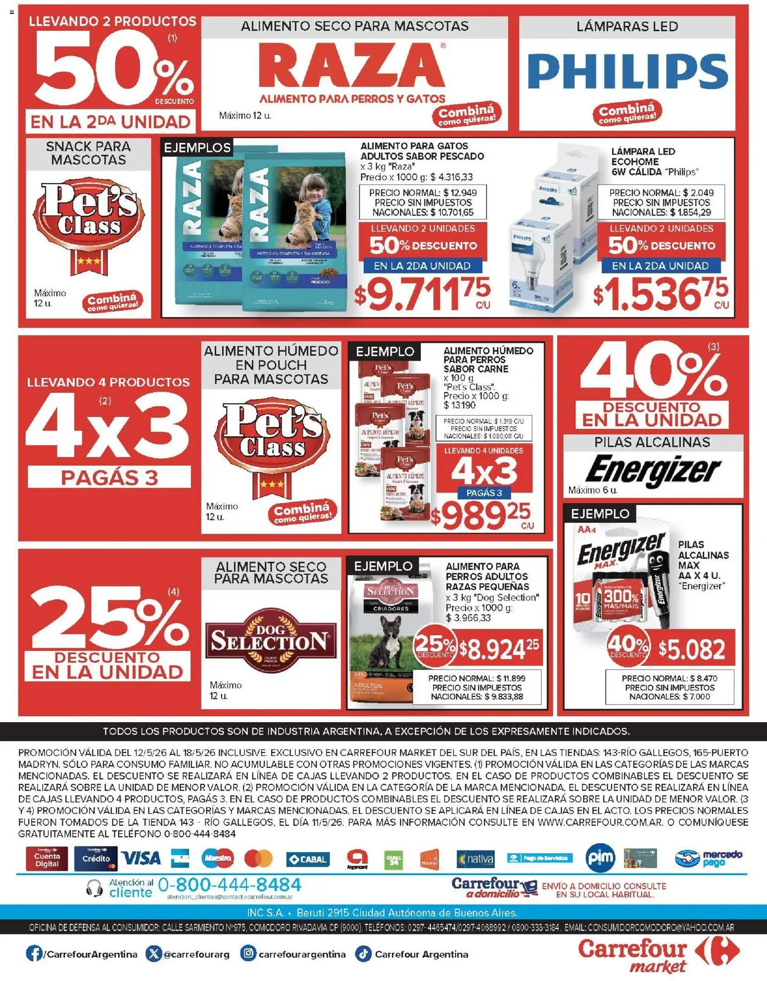 Carrefour Market catálogo │ válido desde el 12.05.2026 | Página: 16 | Productos: Teléfono, Caso, Sobre, Pescado