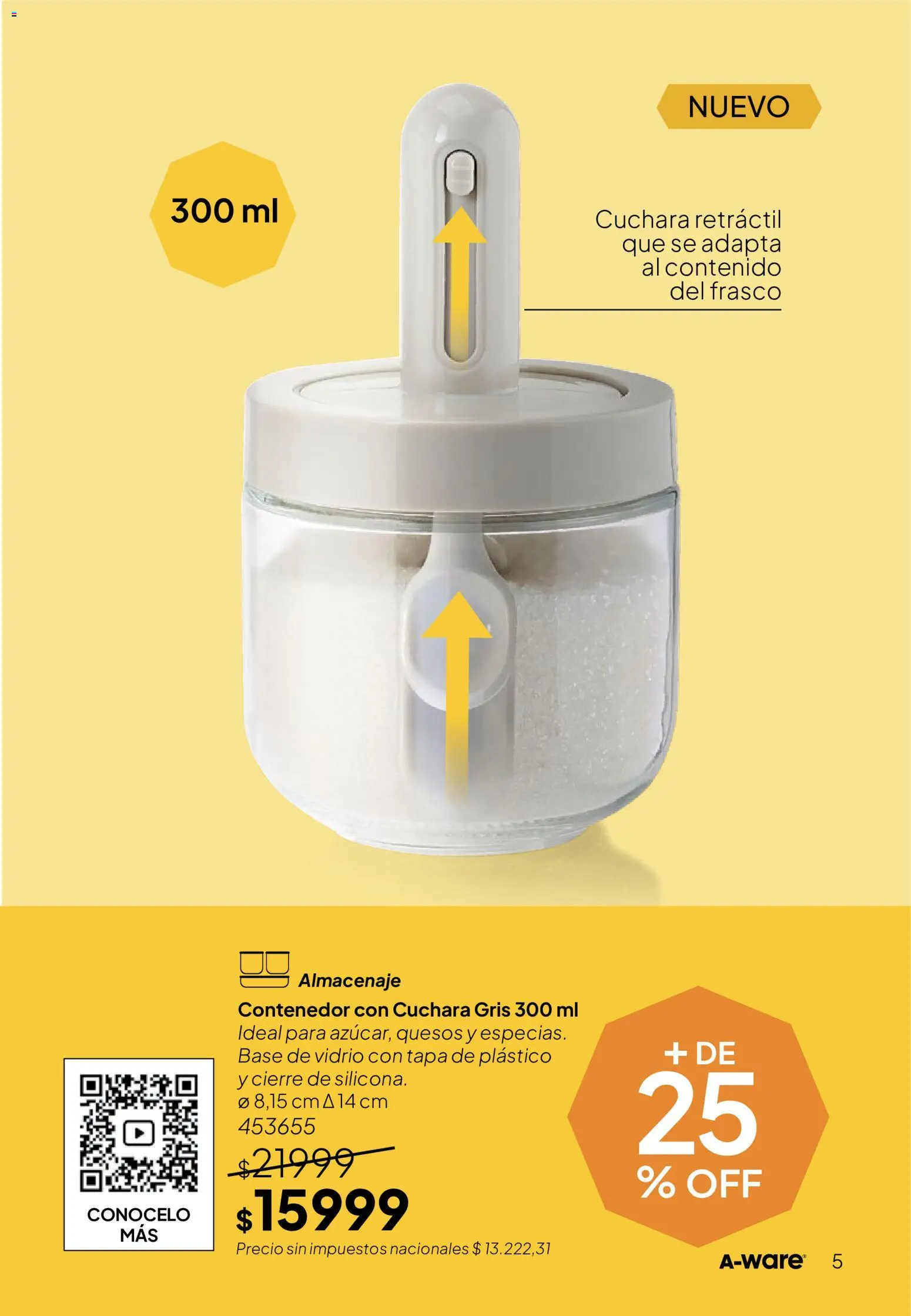 Tupperware Folleto │ válido desde el 04/08/2026 | Página: 7 | Productos: Cuchara, Frasco