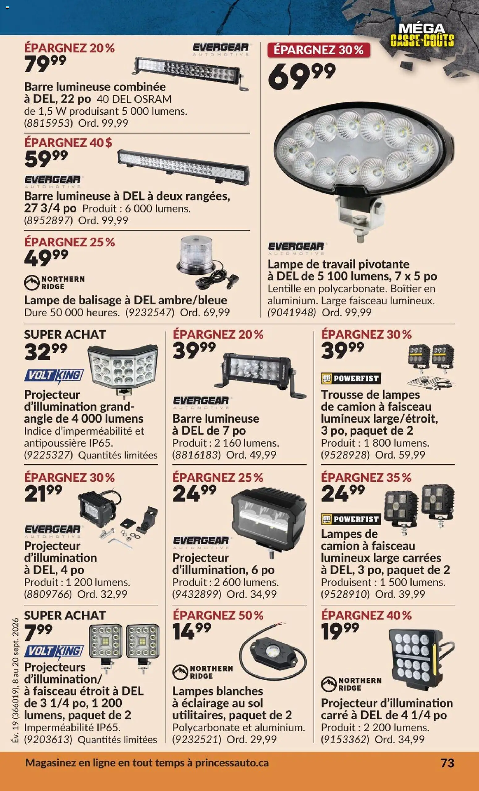 Princess Auto flyer valid from Sep 8, 2026 | Page: 77 | Products: Ridge