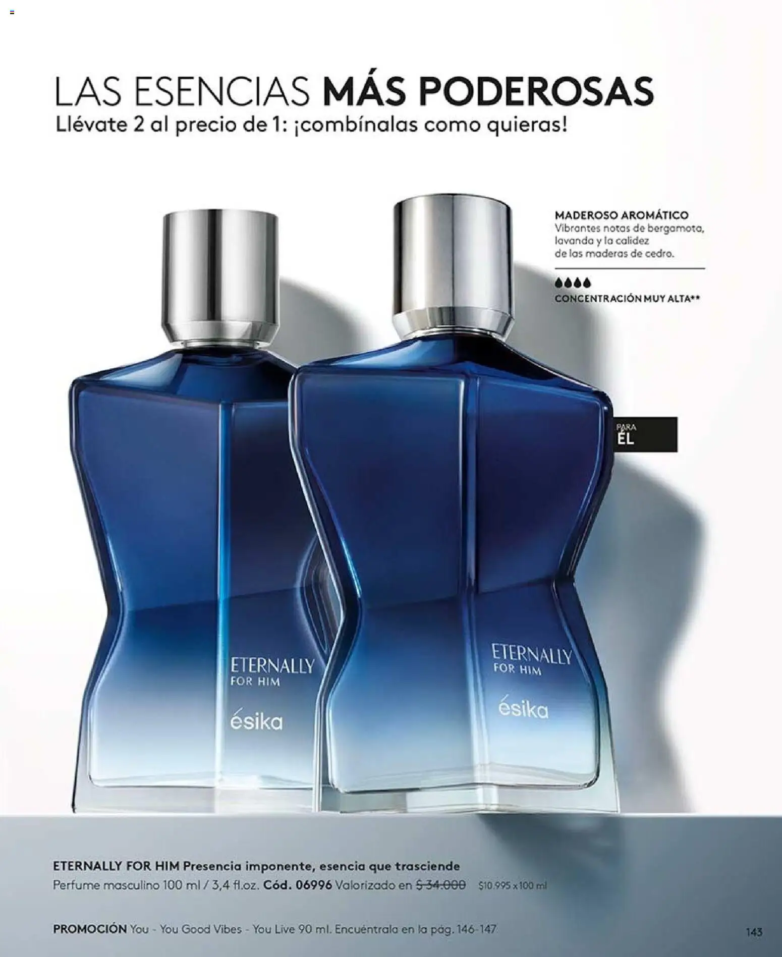 Catálogo Ésika Campaña 12 │ válido desde el 06.07.2026 | Página: 143 | Productos: Esencias, Perfume