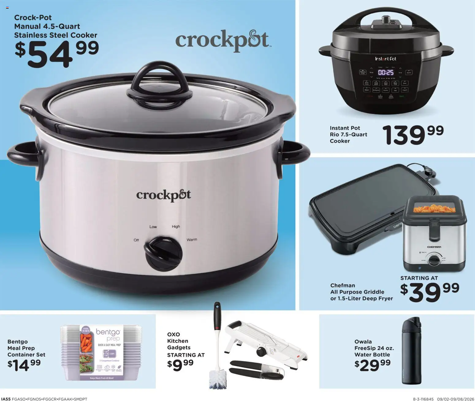 Fred Meyer Home & Apparel - valid from 09/02/2026 | Page: 5 | Products: Fryer, Cooker, Griddle, Deep fryer