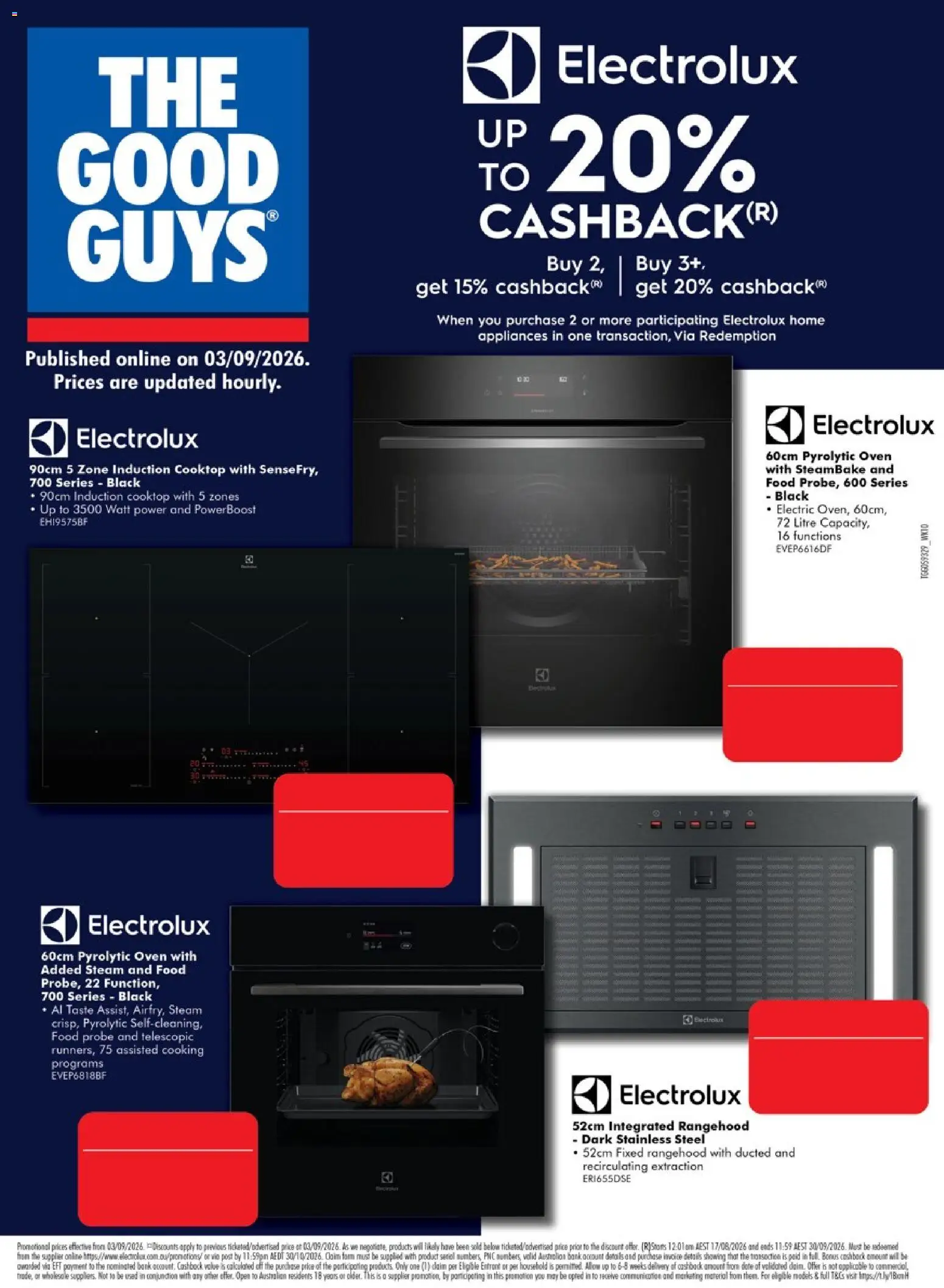 The Good Guys catalogue - valid from 03/09/2026 | Page: 4 | Products: Food, Household, Oven, Cooktop