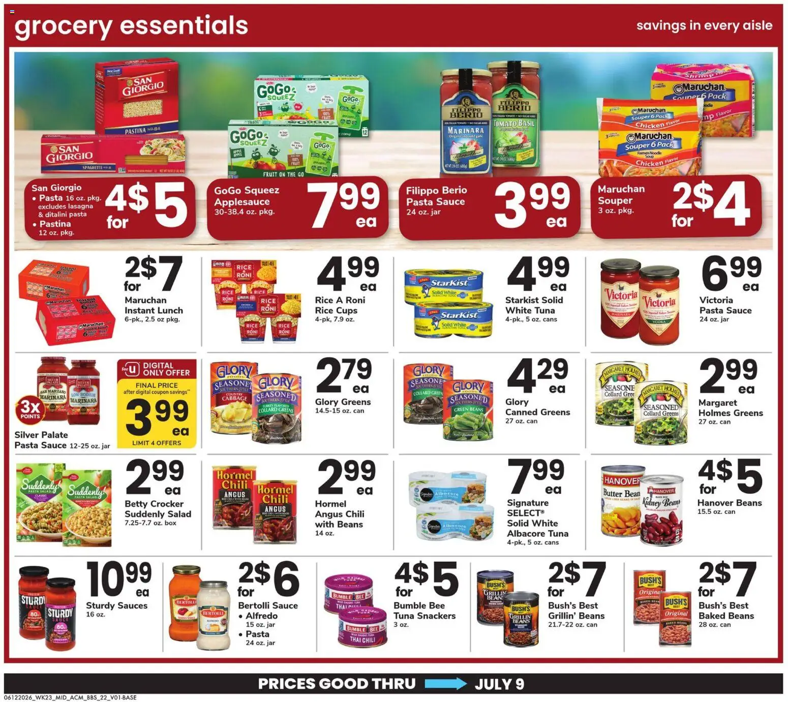 Acme Big Book of Savings - valid from 12.06.2026 | Page: 22 | Products: Rice, Vodka, Sauce, Cabbage