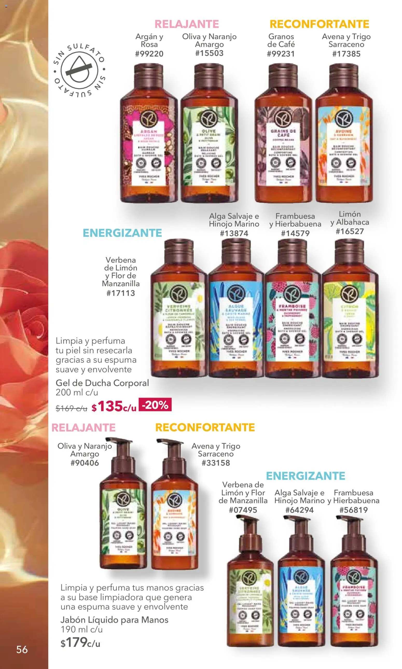 Nuevas ofertas de Yves Rocher válidas en toda la República Mexicana desde el 25/08/2026. ¡Encuentra las mejores ofertas en Yves Rocher campaña 12 2026! | Página: 56 | Productos: Avena, Hinojo, Café, Espuma