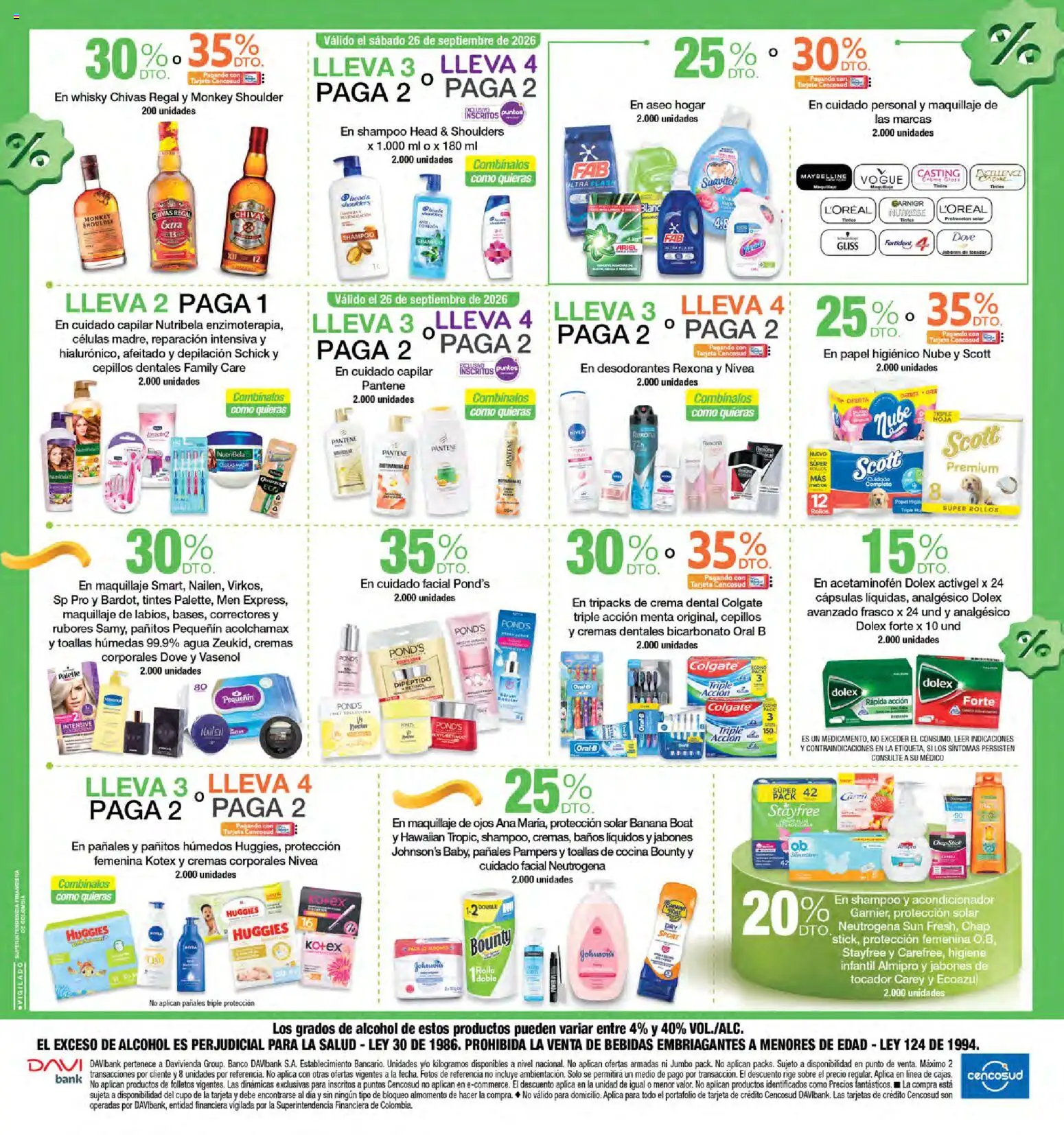 Jumbo revista - valida desde el 24/09/2026 | Página: 2 | Productos: Cocina, Shampoo, Toallas húmedas, Pañales