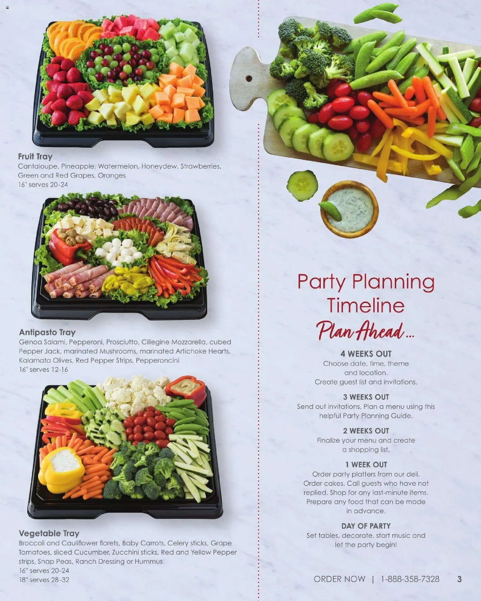 Albertsons Entertaining Guide - valid from 11/19/2025 | Page: 5 | Products: Broccoli, Zucchini, Cauliflower, Hummus