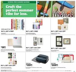 Preview of Michaels weekly flyer / circulaire from shop Michaels valid from 19.06.2026