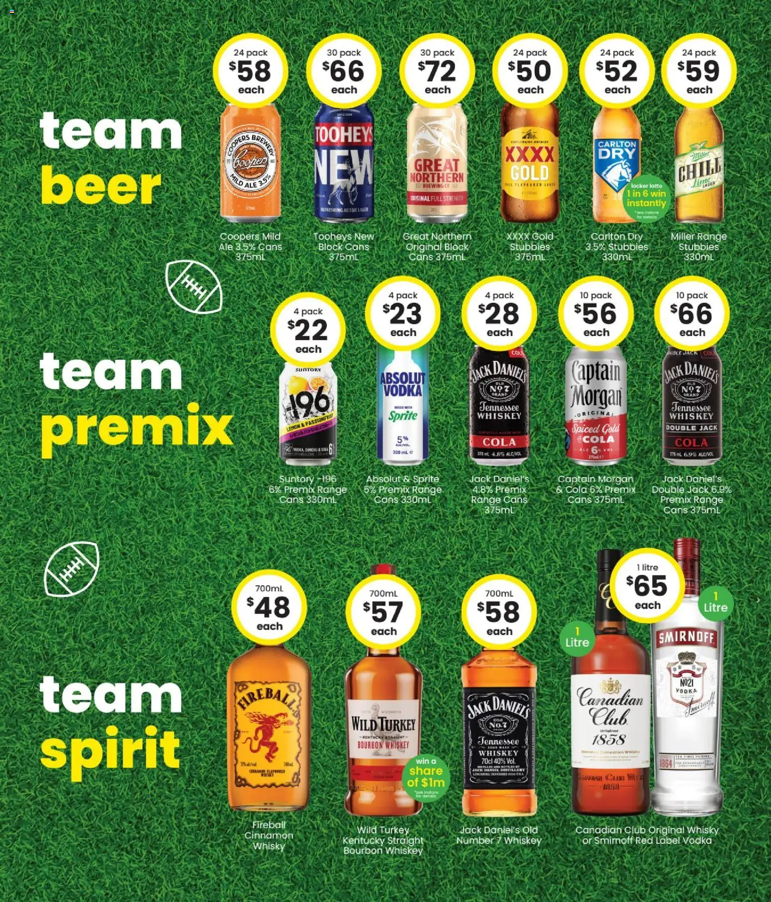 The Bottle-O catalogue - valid from 14/09/2026 | Page: 2 | Products: Bourbon, Vodka, Lemon, Sprite