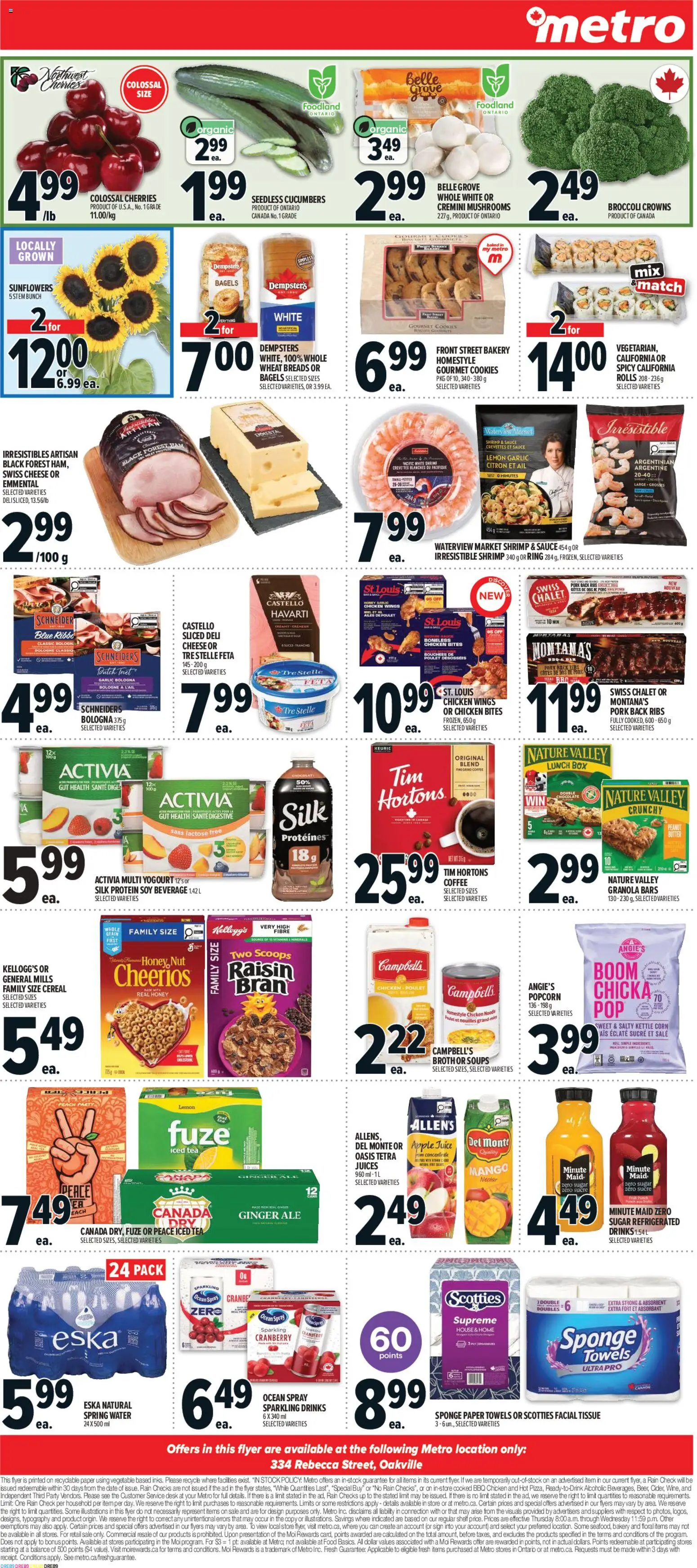 Metro flyer valid from Jul 2, 2026 | Page: 12 | Products: Cookies, Chicken wings, Coffee, Chicken
