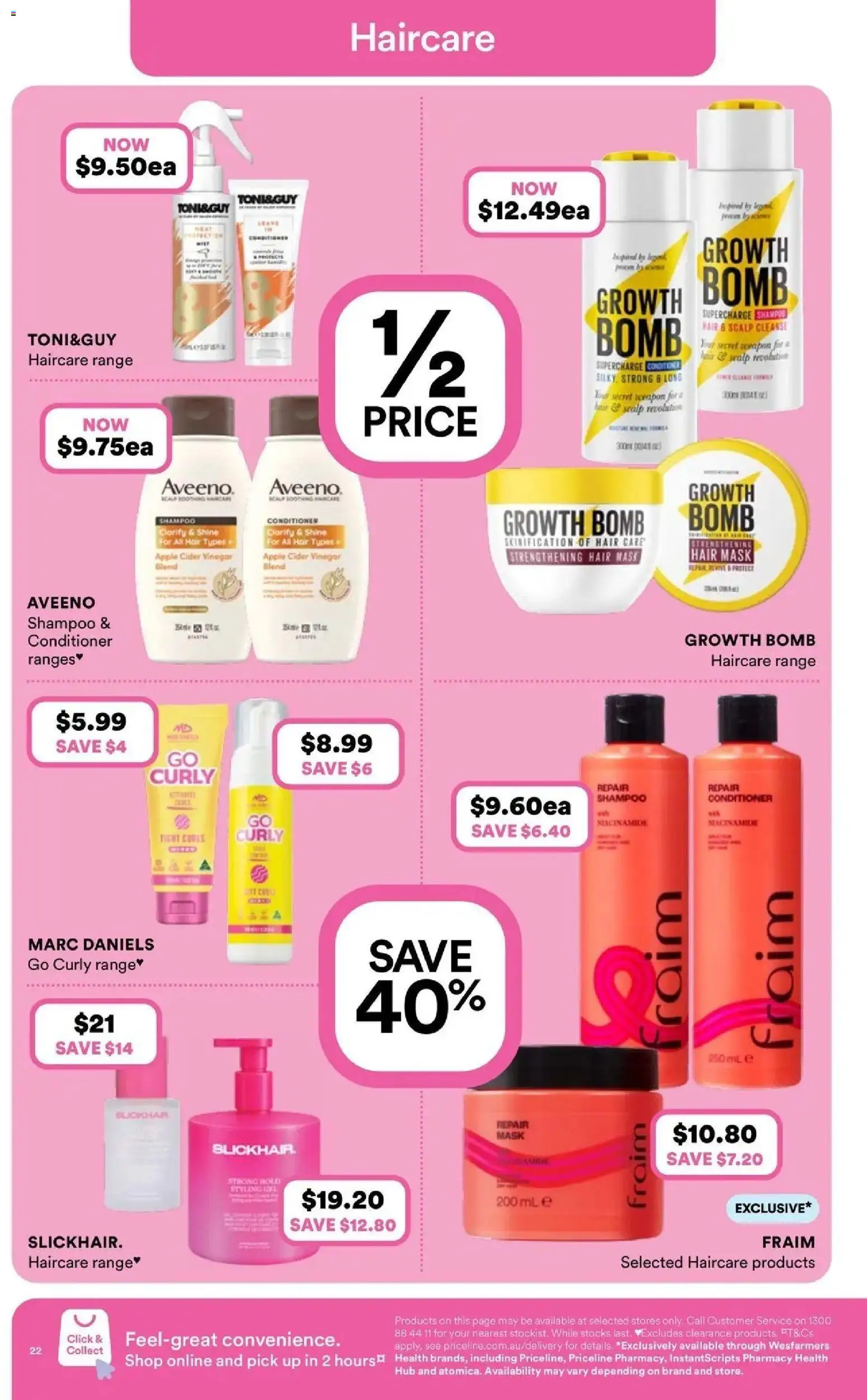 Priceline Pharmacy catalogue - valid from 01/07/2026 | Page: 22 | Products: Conditioner, Hair mask, Mask, Vinegar