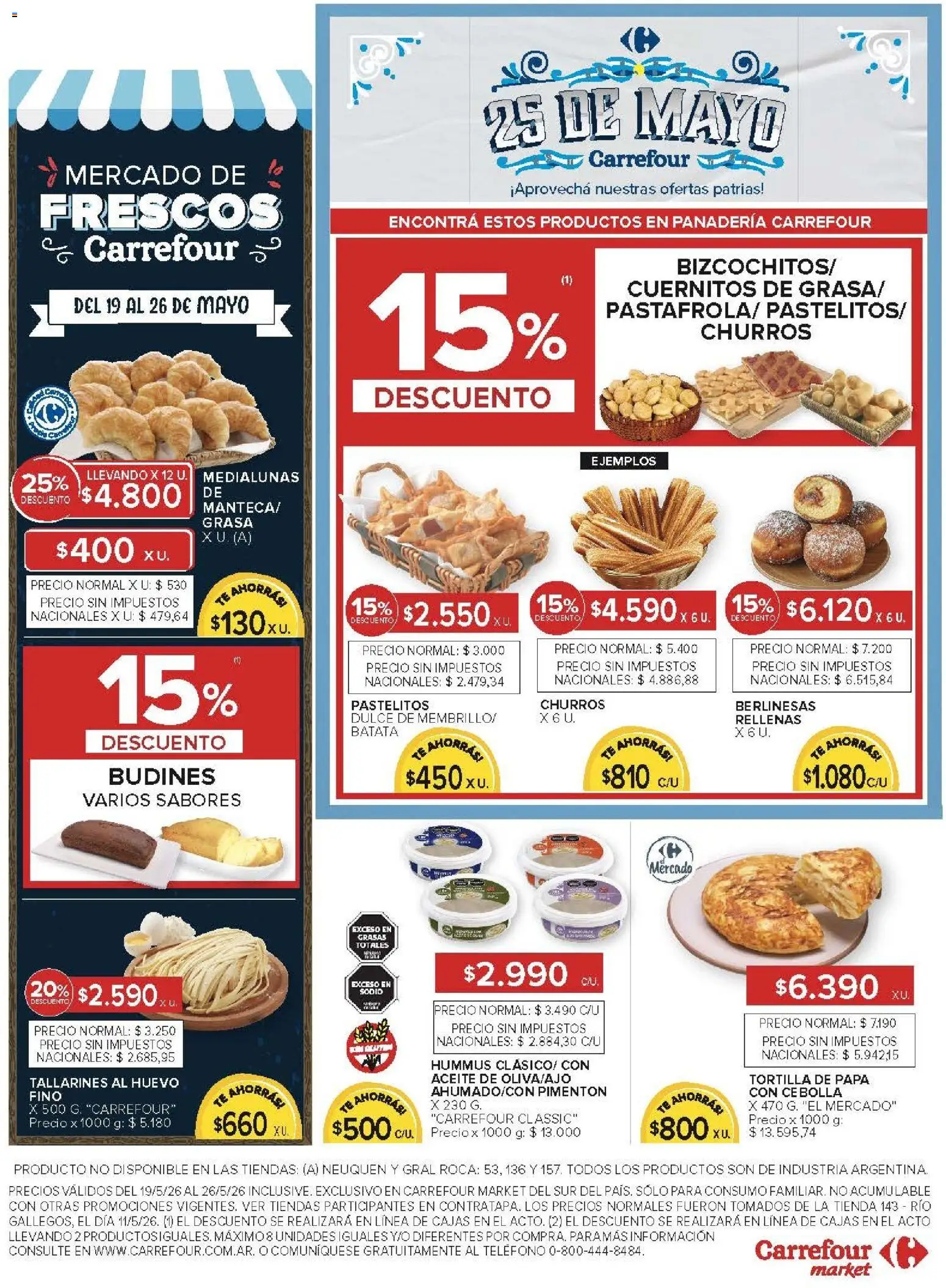 Carrefour Market - AHORRO FIN DE MES │ válido desde el 19.05.2026 | Página: 5 | Productos: Teléfono, Cebolla, Papa, Huevo