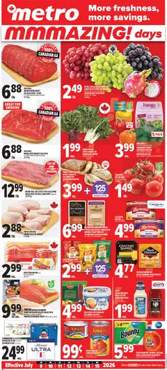 Preview of Metro weekly flyer - Montréal from shop Metro valid from Jul 9, 2026