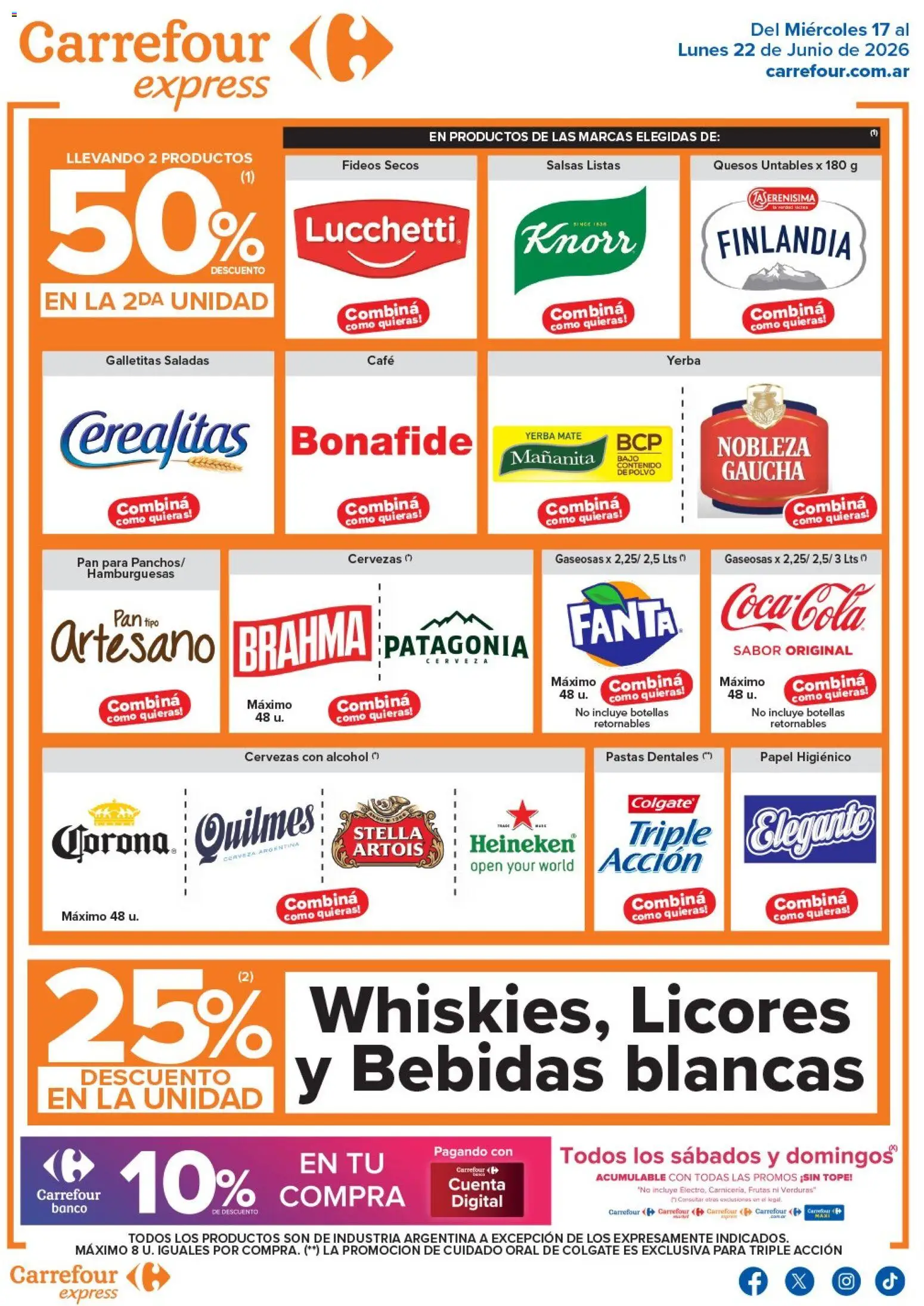 Carrefour - Carrefour Express │ válido desde el 17.06.2026 | Página: 2 | Productos: Mate, Galletitas, Polvo, Café