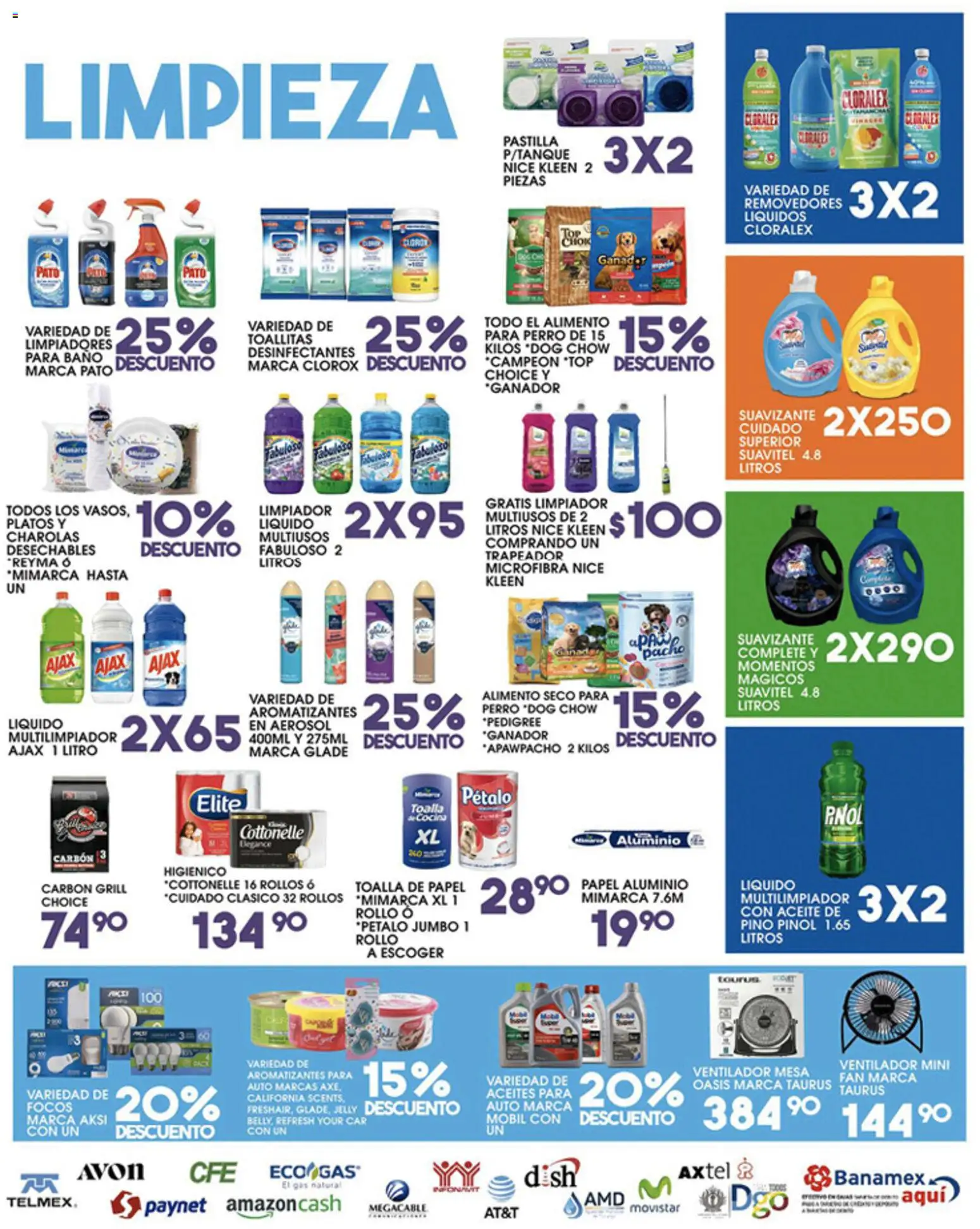 Nuevas ofertas de Alsuper válidas en toda la República Mexicana desde el 05.06.2026. ¡Encuentra las mejores ofertas en Alsuper folleto Durango! | Página: 5 | Productos: Ventilador, Limpiador, Toalla, Cloro