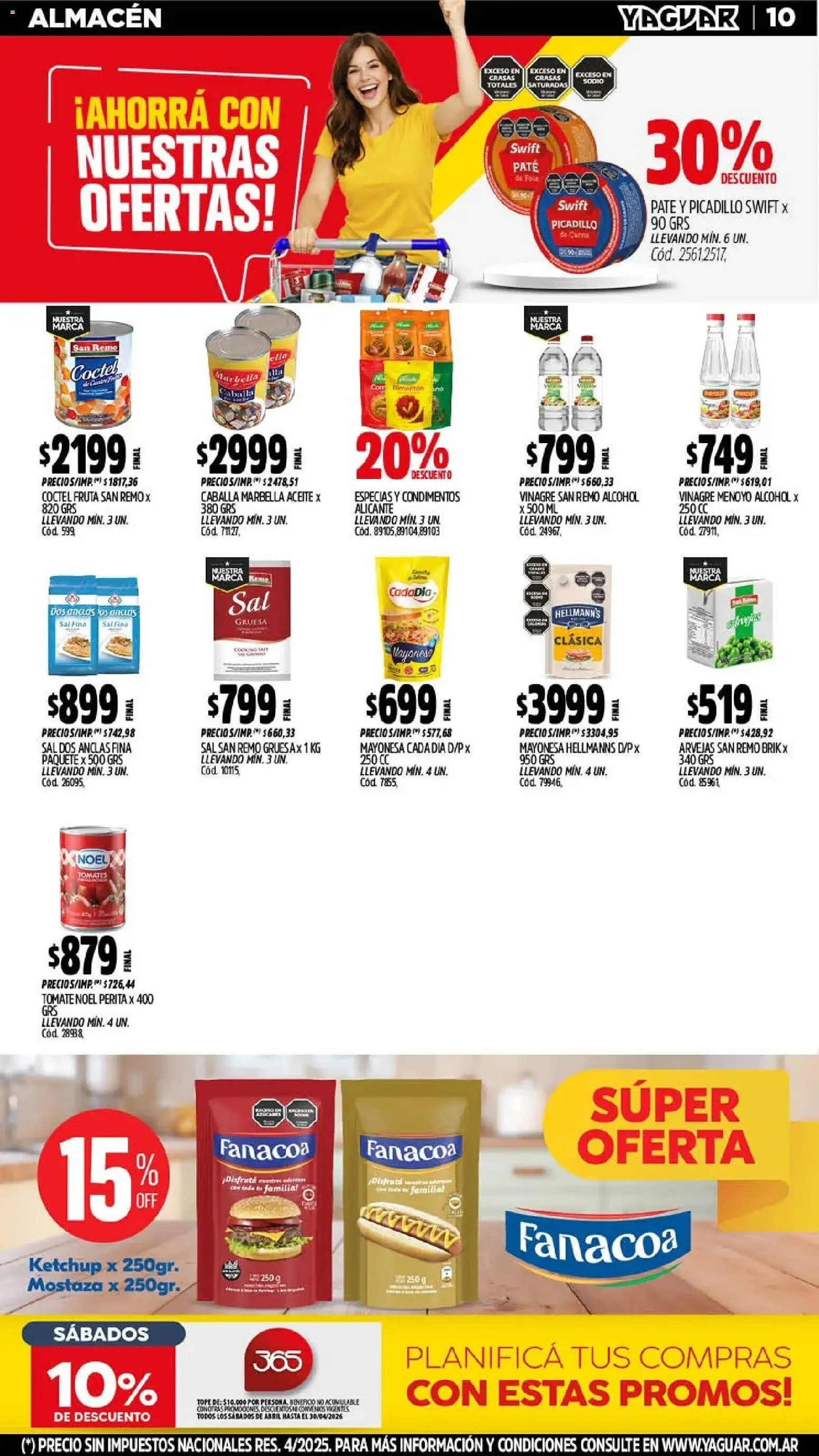 Yaguar - Oferta Semanal Mar del Plata │ válido desde el 04.05.2026 | Página: 10