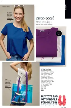 Preview of Avon weekly ads valid from 06.05.2026 | Page: 129 | Products: Sandals, Bag