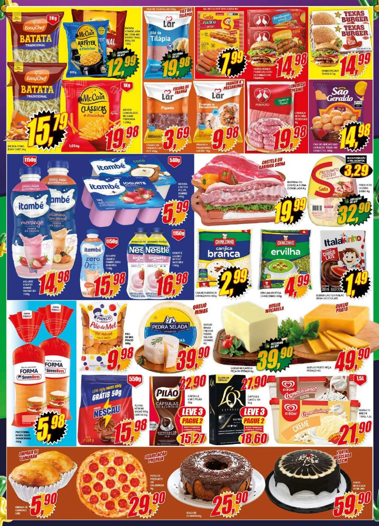 Vianense Folheto - válido de 28/08/2026 | Página: 2 | Produtos: Queijo muçarela, Pão, Fígado, Frango