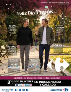 Vista previa Carrefour - Feliz día Papás válido desde el 12.06.2026