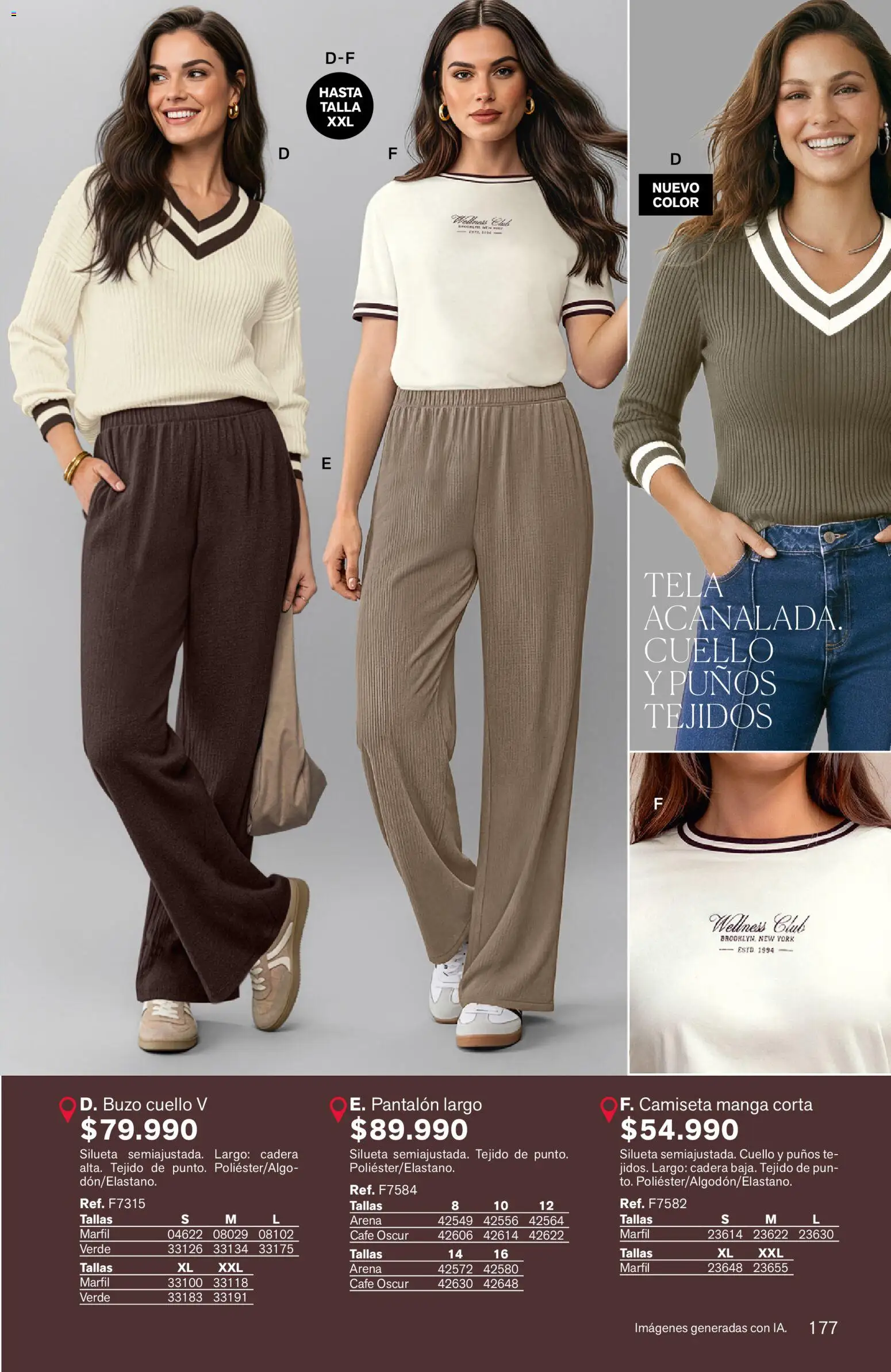Leonisa revista - valida desde el 24/08/2026 | Página: 177 | Productos: Té, Camiseta, Cuello, Café