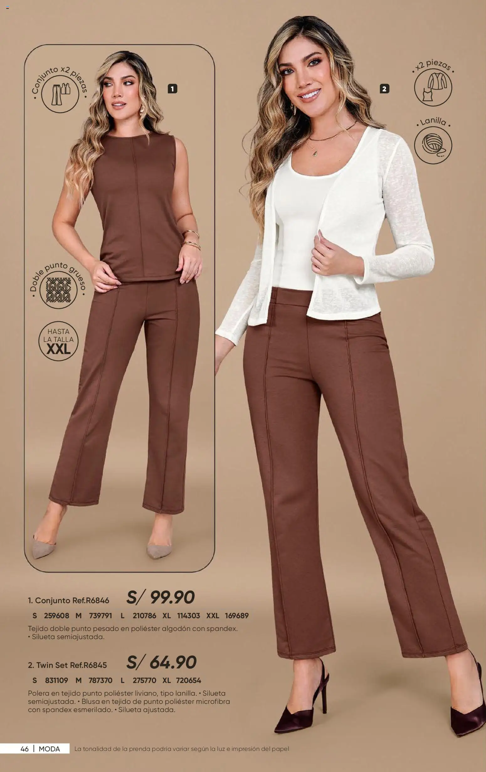 Catálogo Azzorti válido desde 14/08/2026 | Página: 48 | Productos: Blusa, Polera, Algodón
