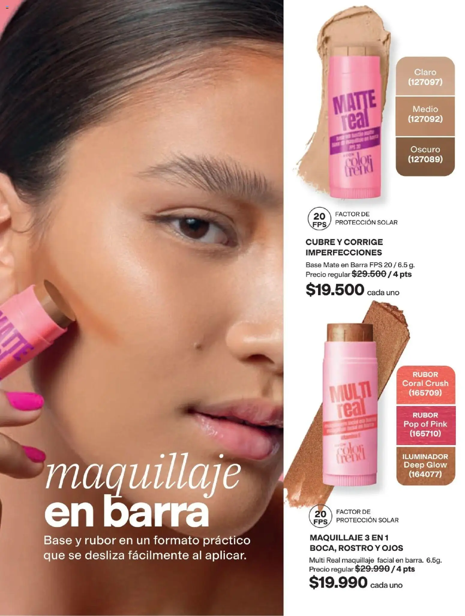 Avon revista - valida desde el 19/09/2026 | Página: 20 | Productos: Iluminador, Rubor, Maquillaje