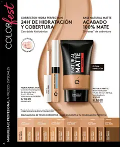 Vista previa de folleto Ésika catálogo - Campaña 10 de la Ésika válido desde 30.05.2026 | Página: 42 | Productos: Maquillaje, Corrector