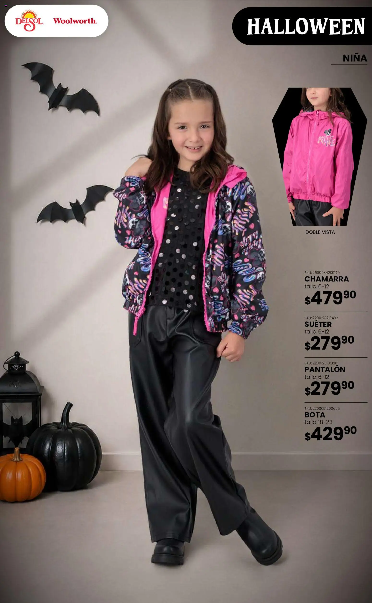 Nuevas ofertas de Del Sol y Woolworth válidas en toda la República Mexicana desde el 22/10/2026. ¡Encuentra las mejores ofertas en Del Sol y Woolworth catálogo Halloween! | Página: 21