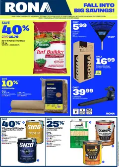 Preview of Rona weekly flyer from shop Rona valid from Oct 1, 2026