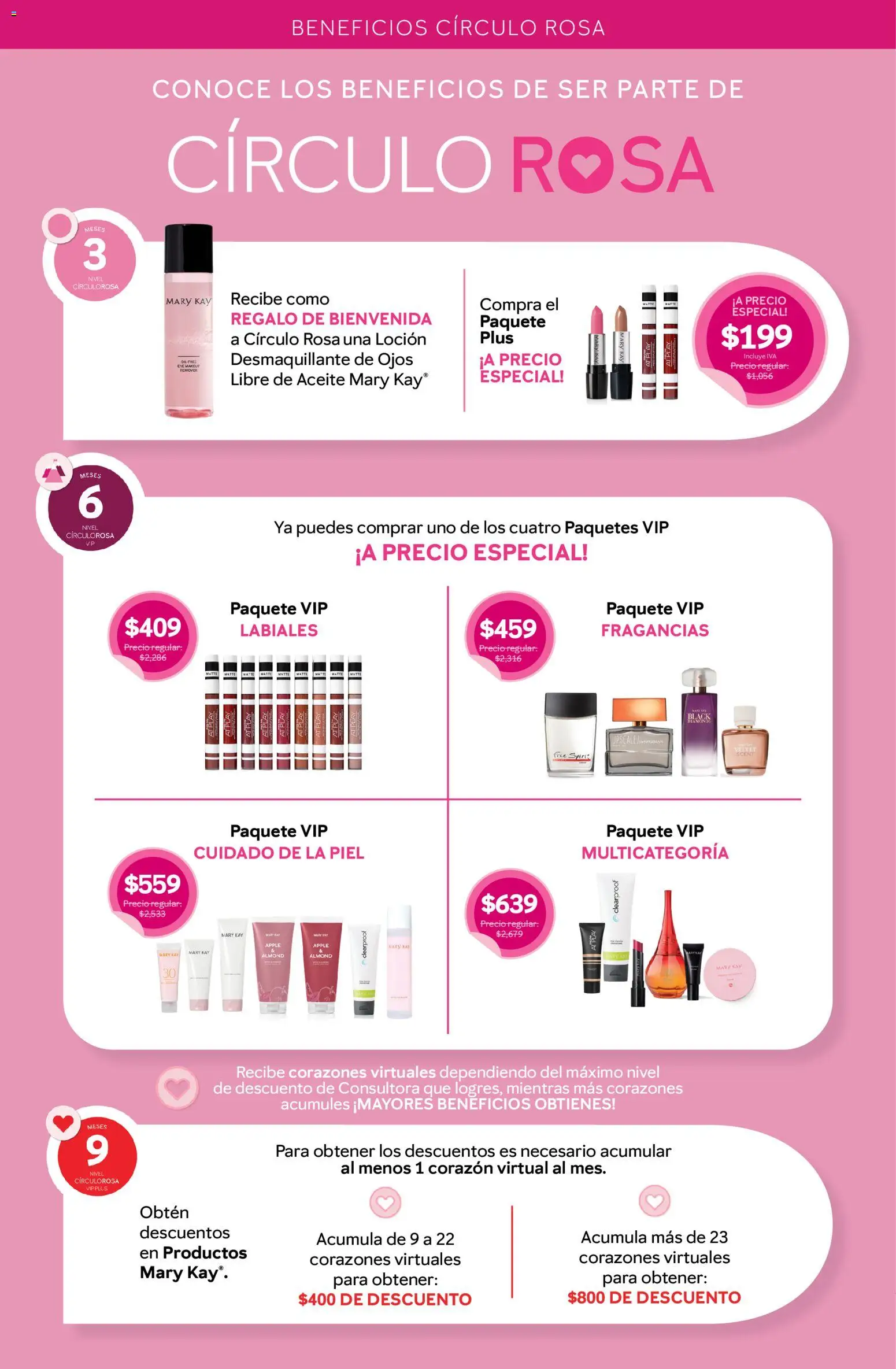 Nuevas ofertas de Mary Kay válidas en toda la República Mexicana desde el 01/07/2026. ¡Encuentra las mejores ofertas en Catálogo Mary Kay Applause 2026! | Página: 16 | Productos: Desmaquillante, Aceite, Loción, Desmaquillante de ojos