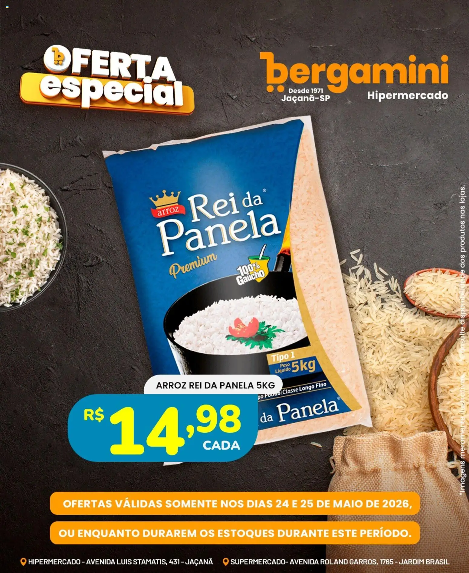 Supermercado Bergamini Folheto - válido de 24.05.2026 | Página: 1