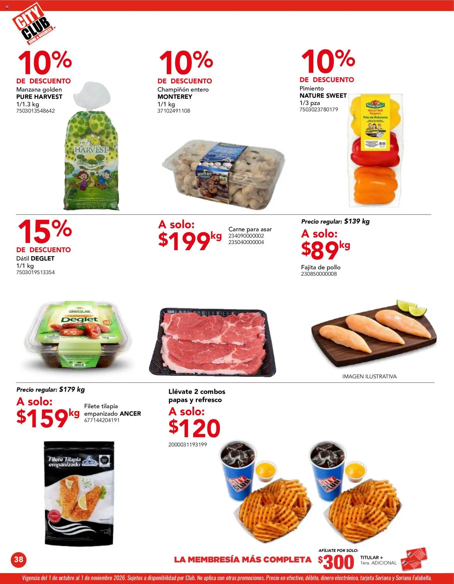 Nuevas ofertas de City Club válidas en toda la República Mexicana desde el 01/10/2026. ¡Encuentra las mejores ofertas en City Club catálogo! | Página: 38