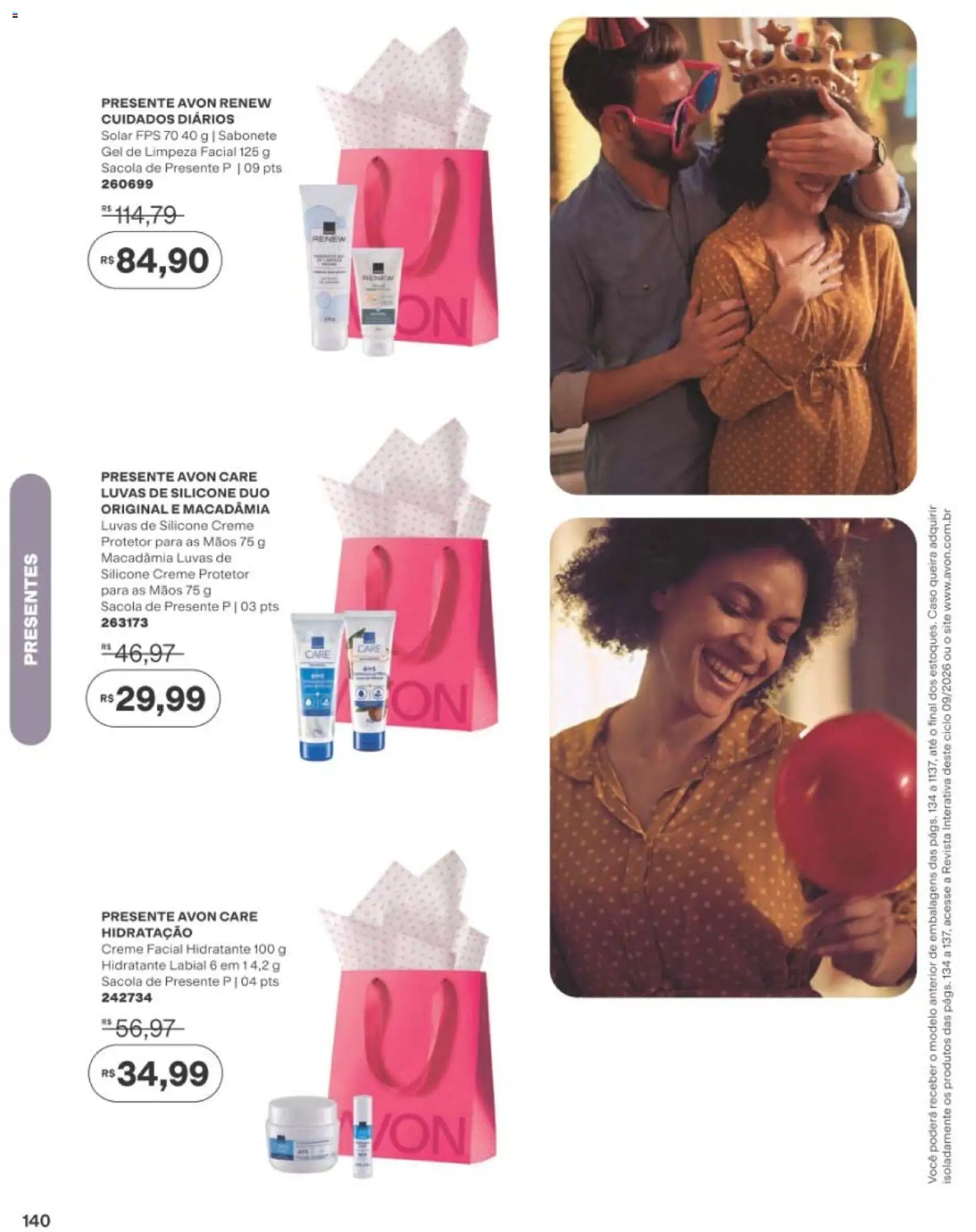 Avon Folheto - válido de 19/07/2026 | Página: 166 | Produtos: Revista, Gel de limpeza, Creme, Sabonete