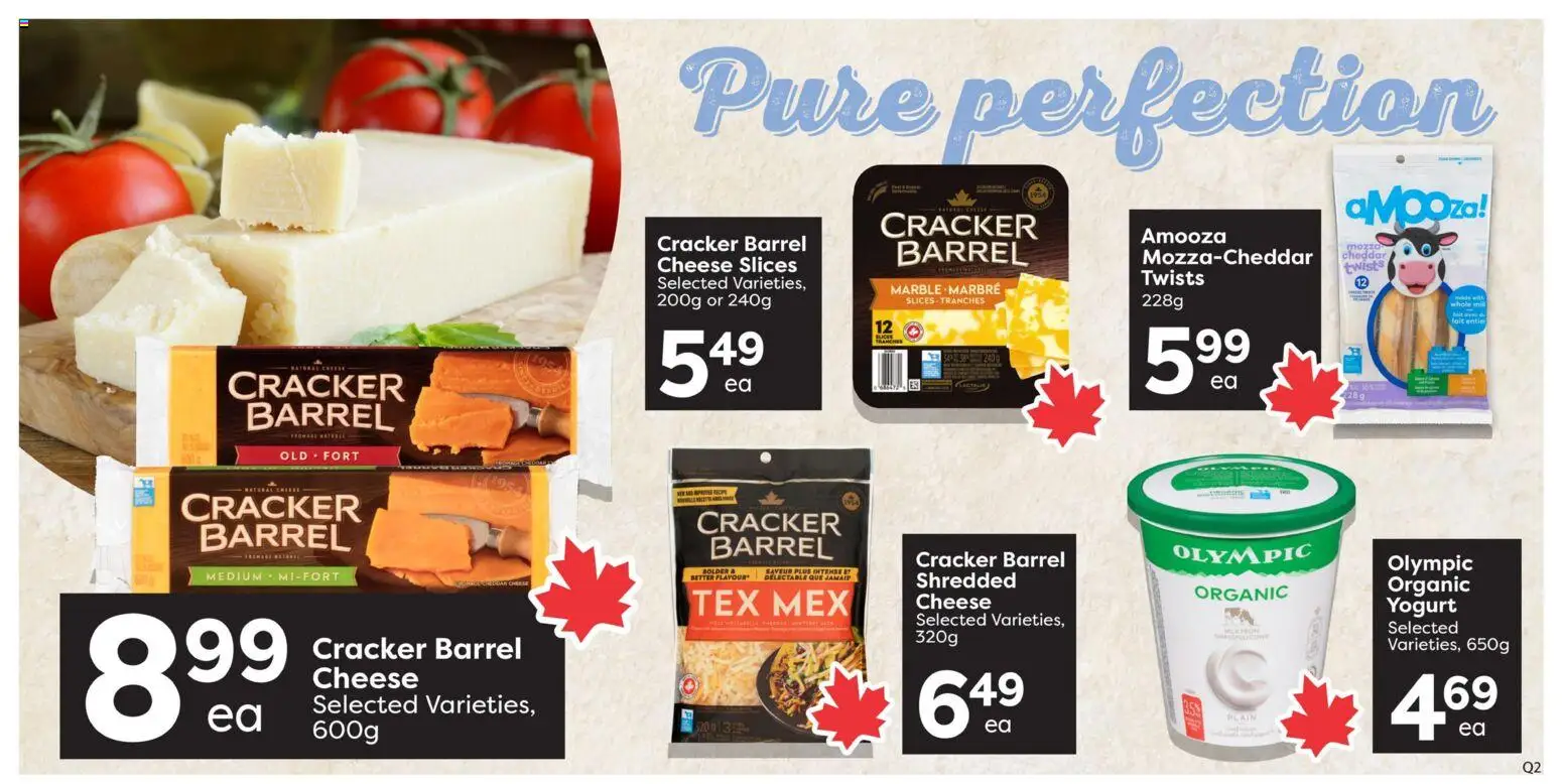 Quality Foods flyer valid from Sep 10, 2026 | Page: 9 | Products: Cheddar, Cheese, Yogurt