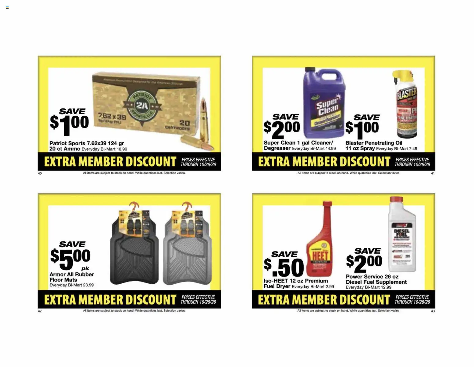 Bi-Mart Extra Member Discount Book - valid from 10/13/2026 | Page: 12