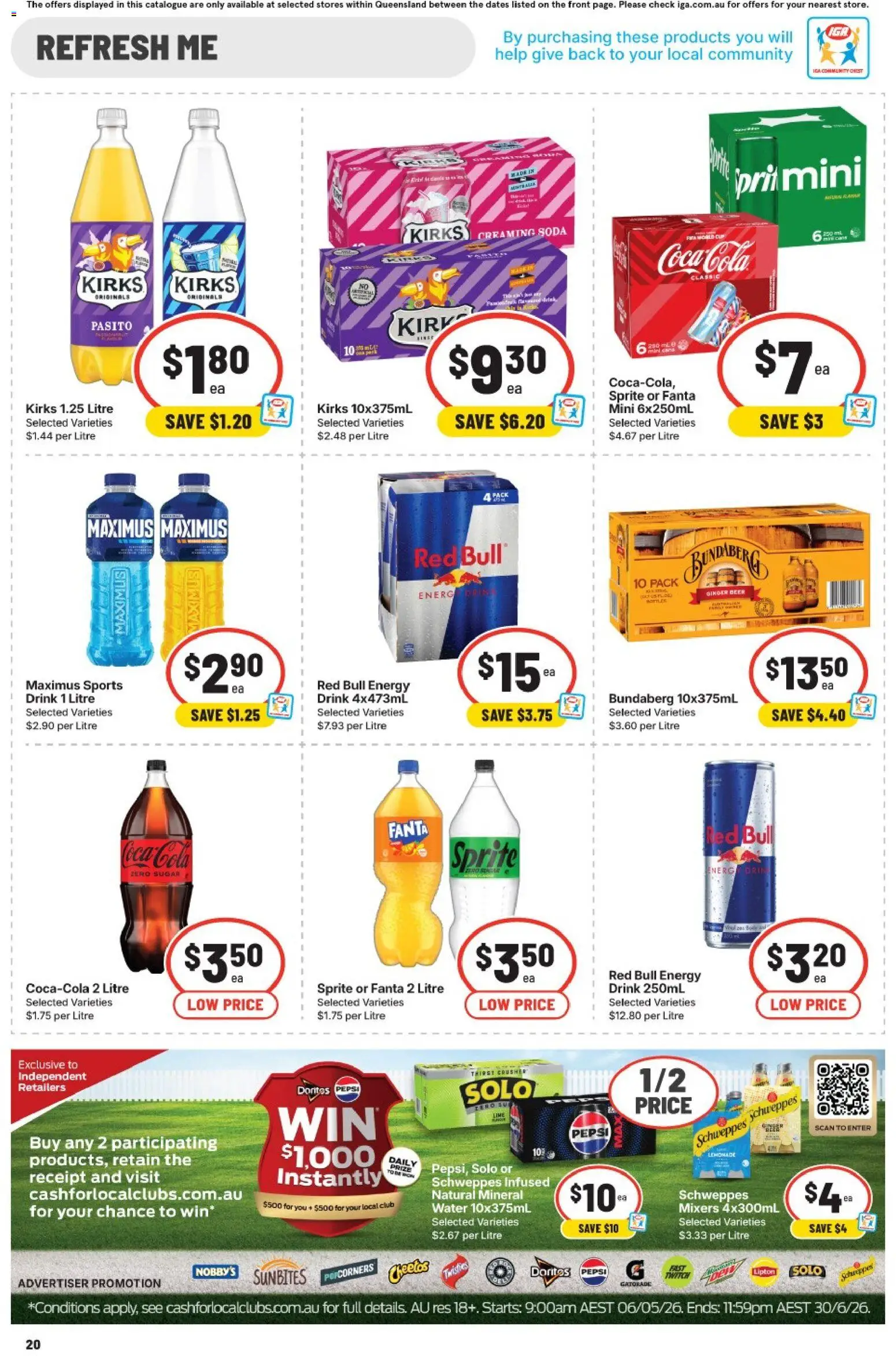 IGA catalogue - valid from 10.06.2026 | Page: 21 | Products: Cups, BBQ Sauce, Pasta, Sauce