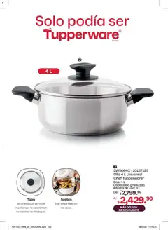 Vista previa de Tupperware catálogo, nuevo folleto de la tienda, válido en México a partir del 18.05.2026 | Página: 105