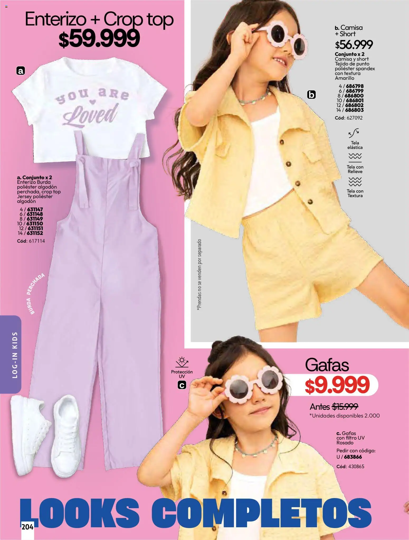 Pacifika revista - valida desde el 01.03.2026 | Página: 206 | Productos: Short, Conjunto, Camisa, Enterizo