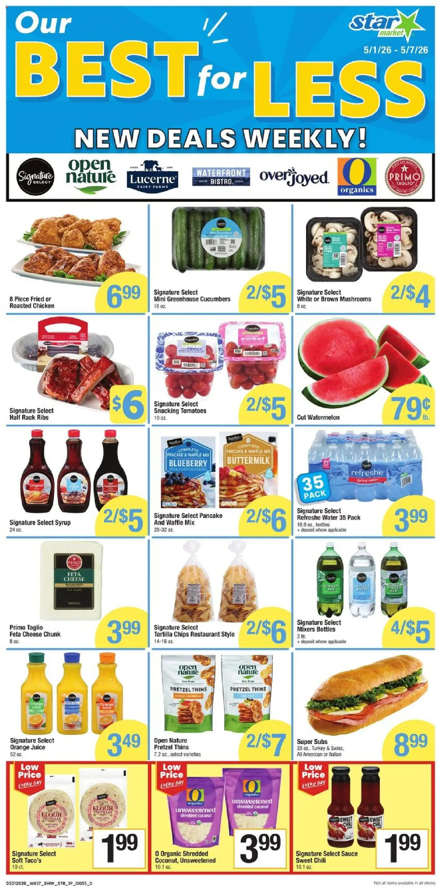 Star Market Weekly Ad - MA - valid from 01.05.2026 | Page: 8 | Products: Ginger, Cheese, Chips, Sauce