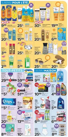 Preview of Brunet weekly flyer / circulaire from shop Brunet valid from Jul 2, 2026 | Page: 3 | Products: Sandals, Clothes, Socks