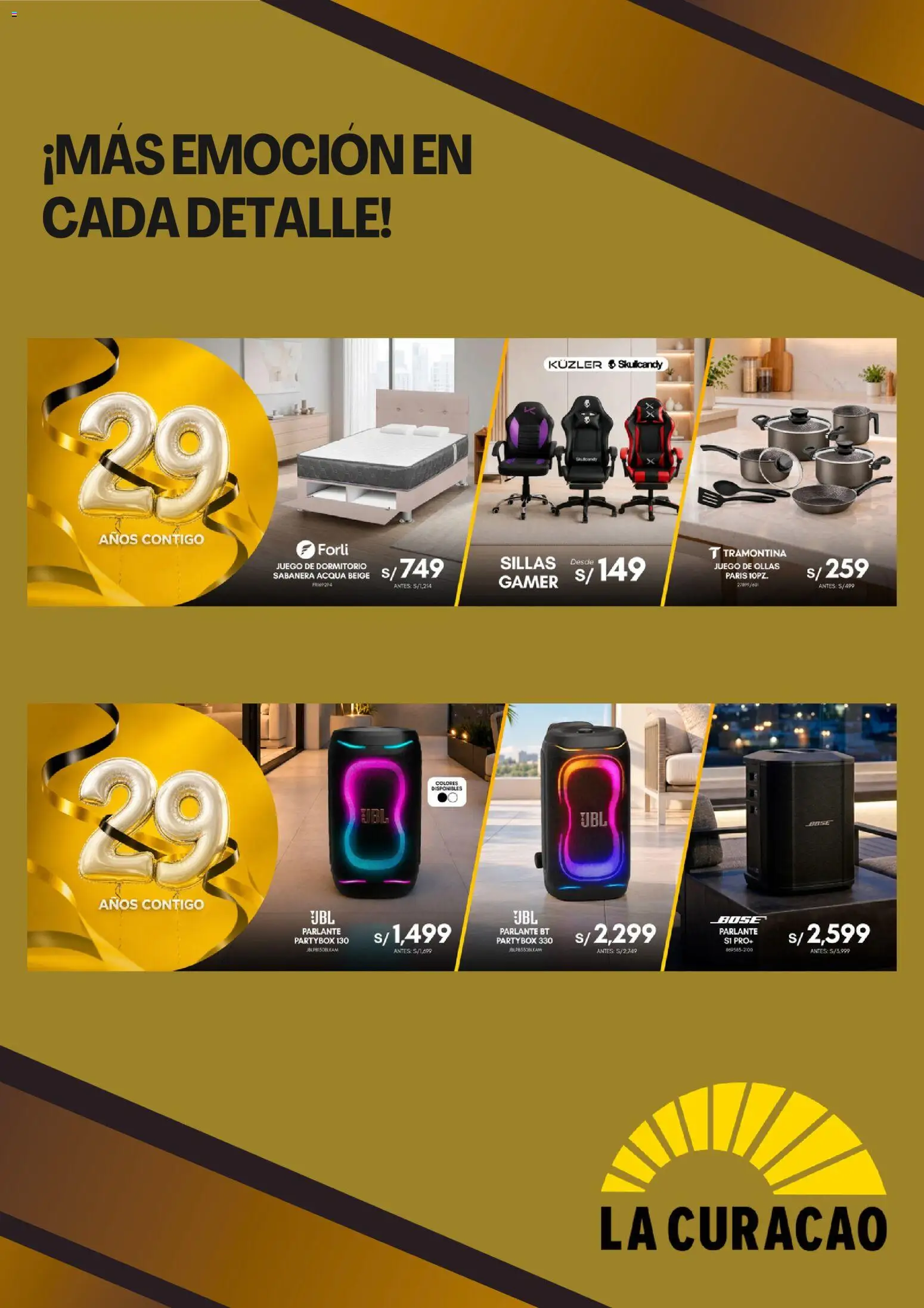 Catálogo La Curacao válido desde 14/09/2026 | Página: 5 | Productos: Juego, Parlante