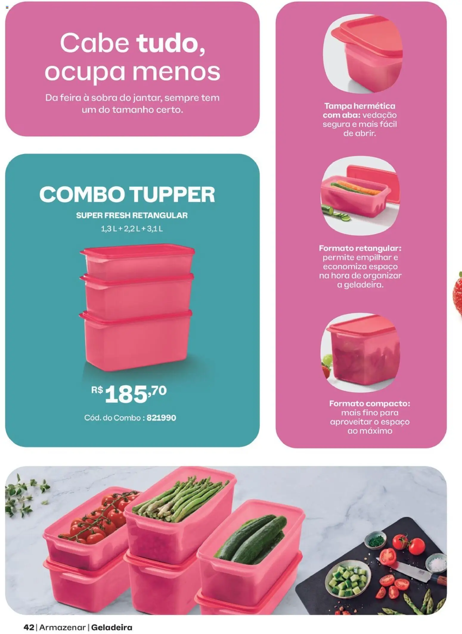 Tupperware Folheto - válido de 01/11/2026 | Página: 42 | Produtos: Geladeira