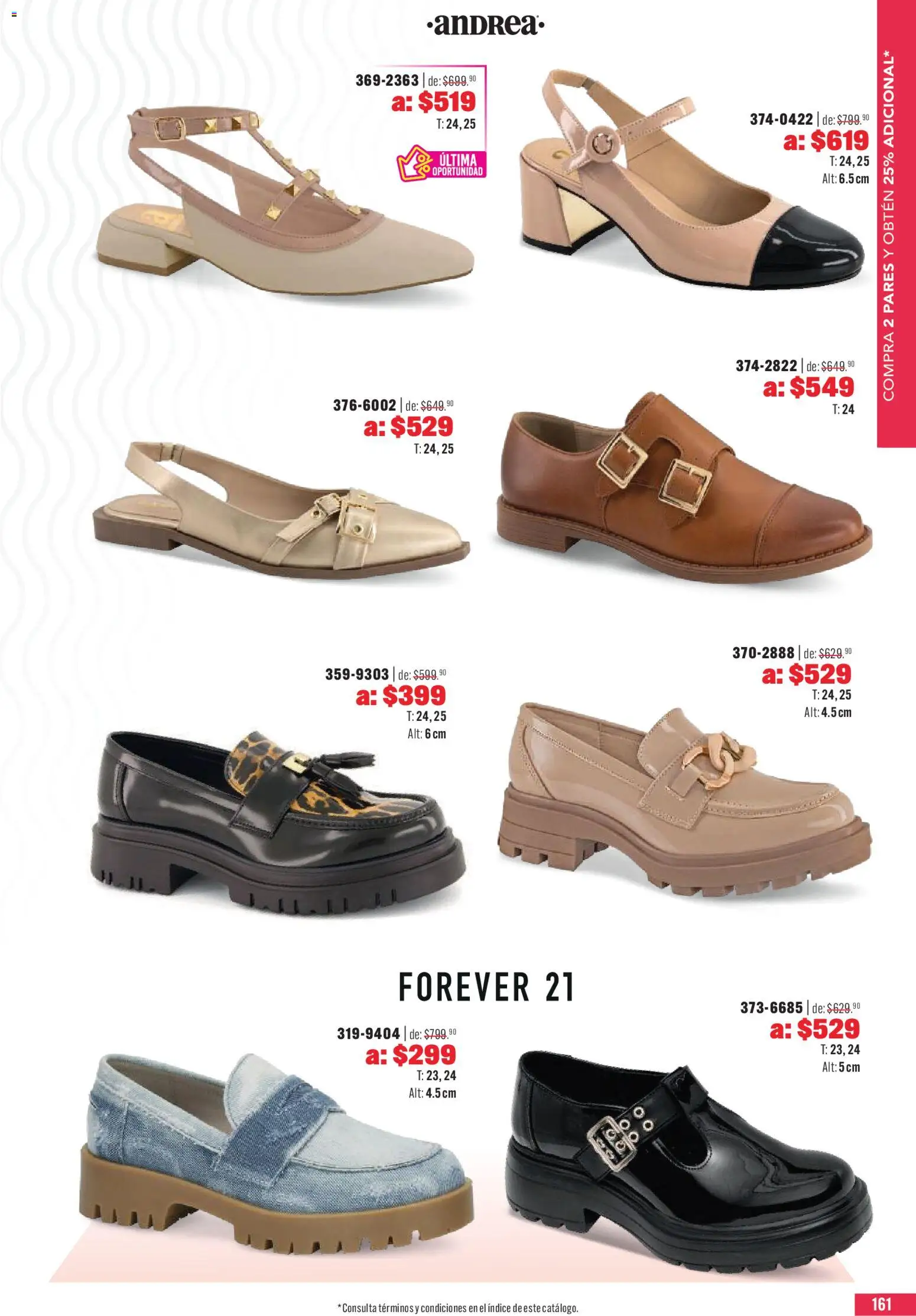 Nuevas ofertas de Andrea válidas en toda la República Mexicana desde el 03.05.2026. ¡Encuentra las mejores ofertas en Andrea catálogo Outlet! | Página: 161