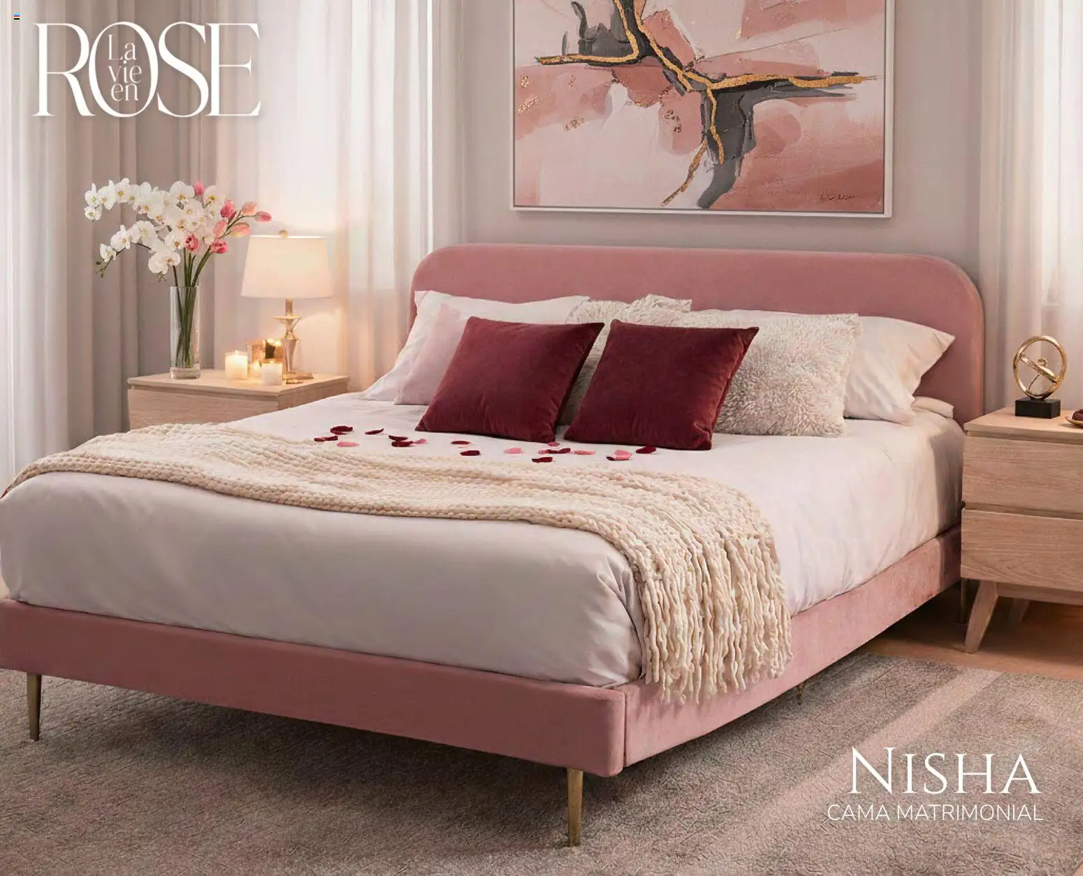 Nuevas ofertas de Muebles Dico válidas en toda la República Mexicana desde el 06/02/2026. ¡Encuentra las mejores ofertas en Muebles Dico catálogo La Vie en Rose 2026! | Página: 7 | Productos: Cama