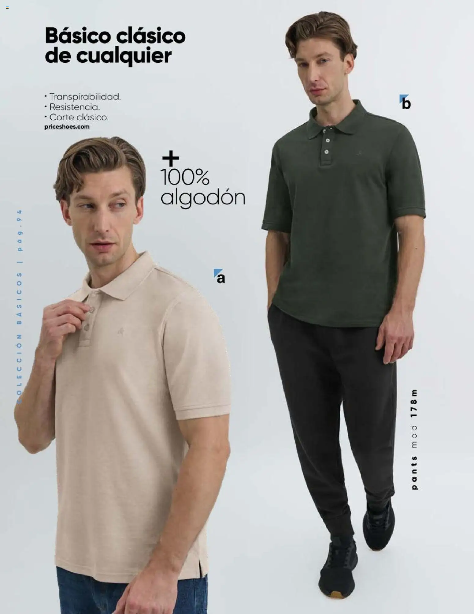 Nuevas ofertas de Price Shoes válidas en toda la República Mexicana desde el 23/07/2026. ¡Encuentra las mejores ofertas en Price Shoes catálogo Básicos! | Página: 94 | Productos: Algodón, Pants